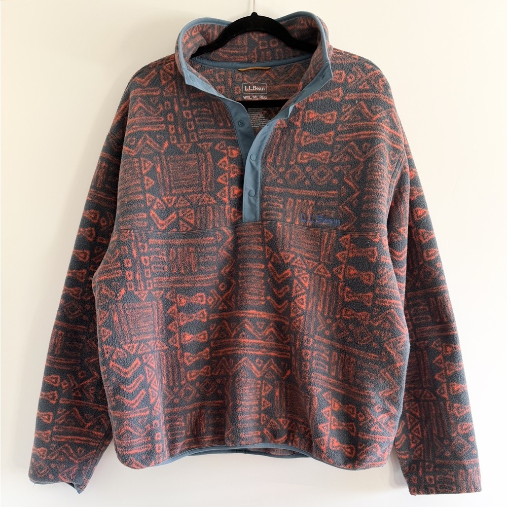L.L. Bean Patterned Fleece